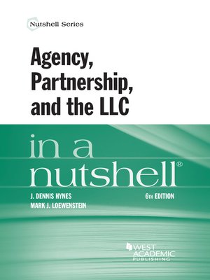 cover image of Agency, Partnership, and the LLC in a Nutshell
